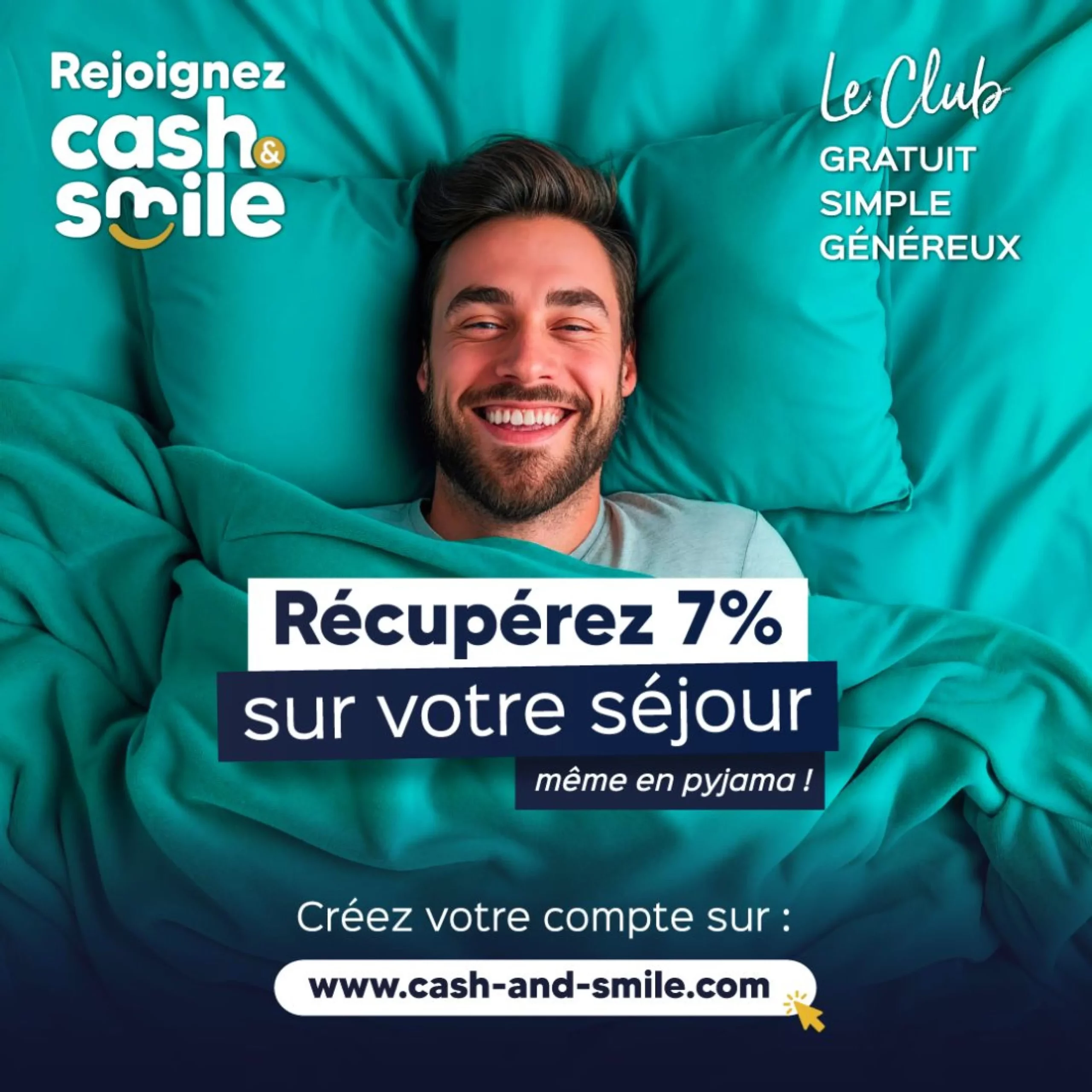 Programme fidélité Cash & Smile à l’Hôtel Astréa – récupérez 7 % sur votre séjour